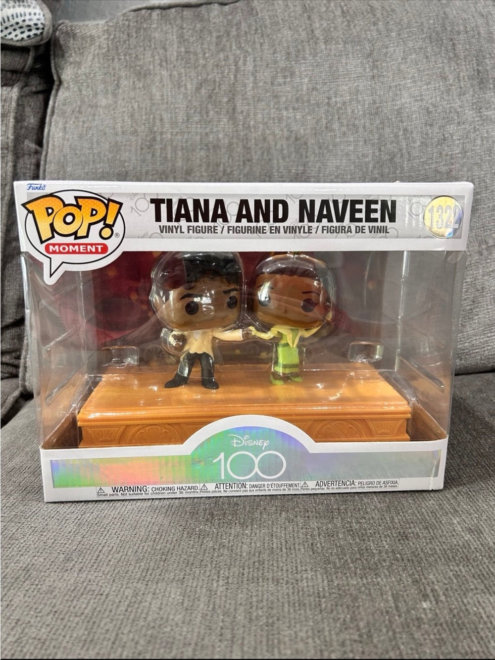 Disney 100 Princess and the Frog Tiana and Naveen Funko Pop! #1322